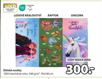 JYSK Dětské osušky nabídka