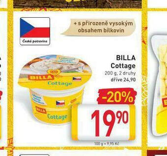 Billa Billa cottage nabídka