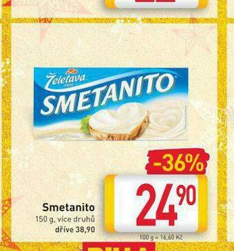 Billa Želetava smetanito nabídka