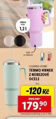 Lidl LIVARNO HOME TERMO HRNEK Z NEREZOVÉ OCELI nabídka