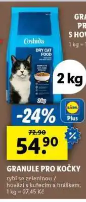 Lidl Granule pro kočky nabídka
