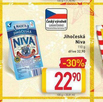 Billa Jihočeská niva nabídka