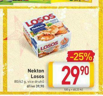Billa Nekton losos nabídka