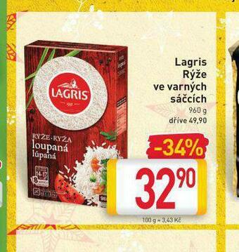 Billa Lagris rýže nabídka