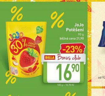 Billa Jojo potěšení nabídka