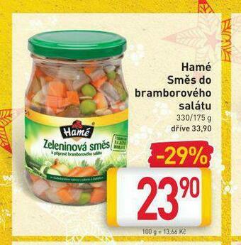 Billa Hamé směs do bramborového salátu nabídka