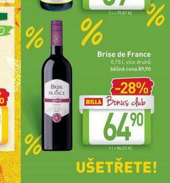 Billa Brise de france nabídka