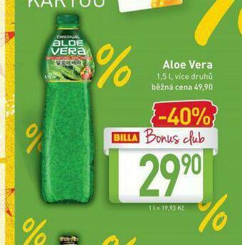 Billa Aloe vera nabídka