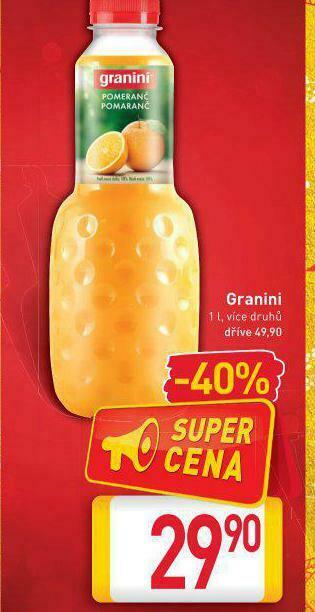 Billa Granini nabídka