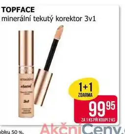 Teta TOPFACE minerální tekutý korektor 3v1 nabídka