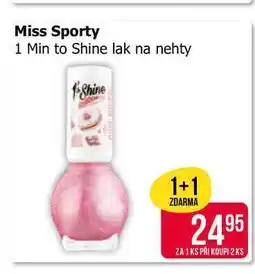 Teta Miss Sporty 1 Min to Shine lak na nehty nabídka