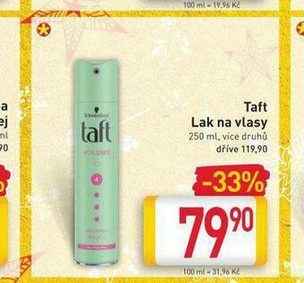 Billa Taft lak na vlasy nabídka