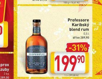 Billa Professore karibský blend rum nabídka