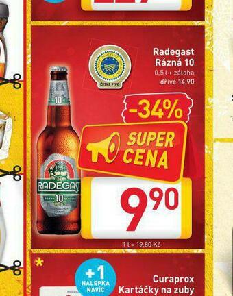 Billa Pivo radegast rázná 10 nabídka