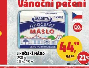 Penny Market Jihočeské máslo 250 g nabídka