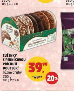 Penny Market Sušenky s perníkovou příchutí doucer nabídka