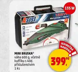 Penny Market MINI BRUSKA váha 600 g, včetně kufříku s 40d. příslušenstvím, 1 ks nabídka