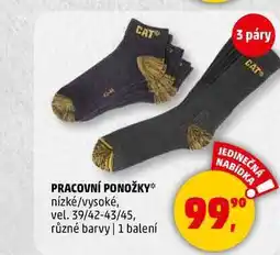 Penny Market PRACOVNÍ PONOŽKY nízké/vysoké, vel. 39/42-43/45, různé barvy, 1 balení nabídka