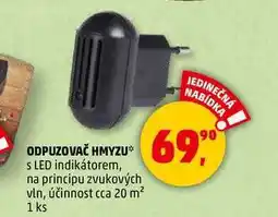 Penny Market ODPUZOVAČ HMYZU s LED indikátorem, na principu zvukových vln, účinnost cca 20 m², 1 ks nabídka