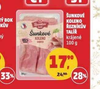 Penny Market Šunkové koleno nabídka