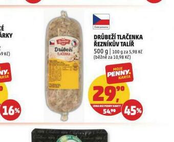 Penny Market Drůbeží tlačenka nabídka