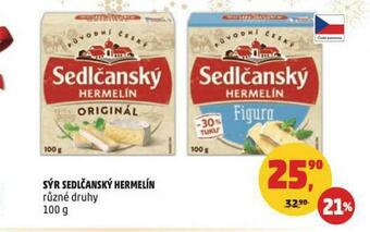 Penny Market Sýr sedlčanský hermelín nabídka
