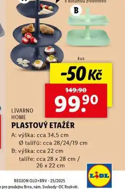 Lidl Plastový etažér nabídka