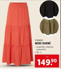 Lidl Midi sukně nabídka