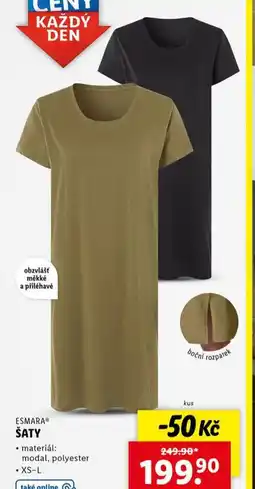 Lidl Šaty nabídka