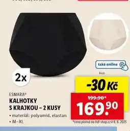 Lidl Kalhotky s krajkou nabídka