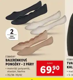 Lidl Balerínové ponožky nabídka