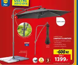 Lidl Lampový slunečník nabídka