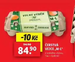 Lidl Čerstvá vejce m-l nabídka