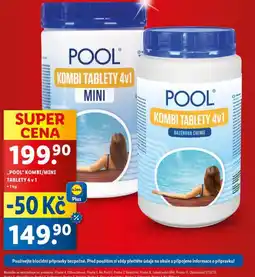 Lidl Pool kombi / mini tablety 4v1 nabídka