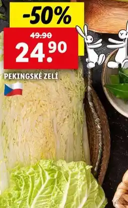 Lidl Pekingské zelí nabídka