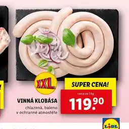 Lidl Vinná klobása nabídka