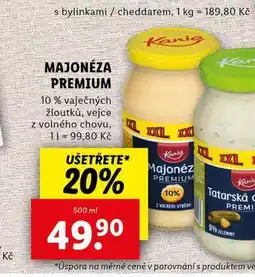 Lidl Majonéza premium nabídka