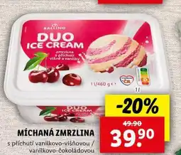 Lidl Míchaná zmrzlina nabídka
