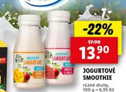 Lidl Jogurtové smoothie nabídka