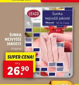 Lidl Šunka nejvyšší jakosti nabídka