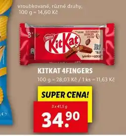 Lidl Kitkat 4fingers nabídka