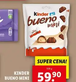 Lidl Kinder bueno mini nabídka