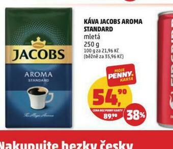 Penny Market Káva jacobs aroma standard mletá nabídka