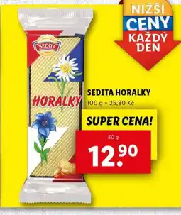 Lidl Sedita horalky nabídka