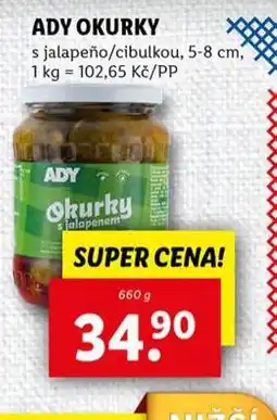 Lidl Ady okurky nabídka