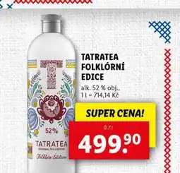 Lidl Tatratea folklórní edice nabídka