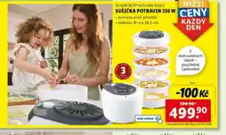 Lidl Sušička potravin 250 w nabídka
