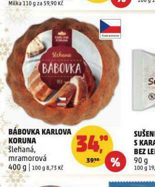 Penny Market Bábovka karlova koruna nabídka