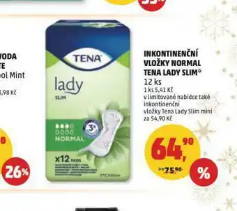 Penny Market Tena lady inkontinenční vložky nabídka