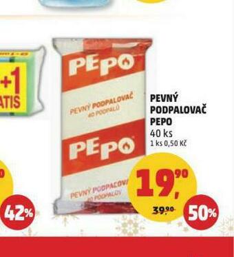 Penny Market Pepo pevný podpalovač nabídka